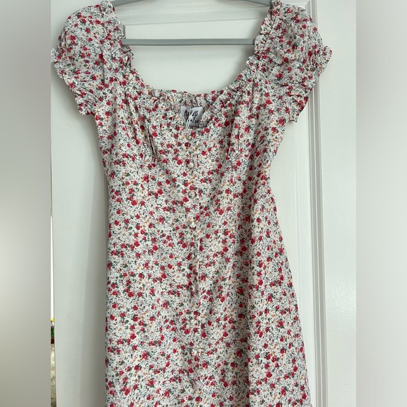 Princess Polly Floral Button Down Dress - Picture 1 of 2